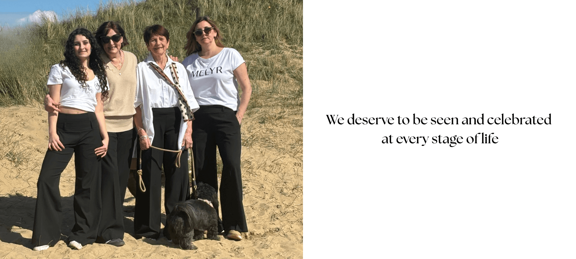 Four generations of Melyr women