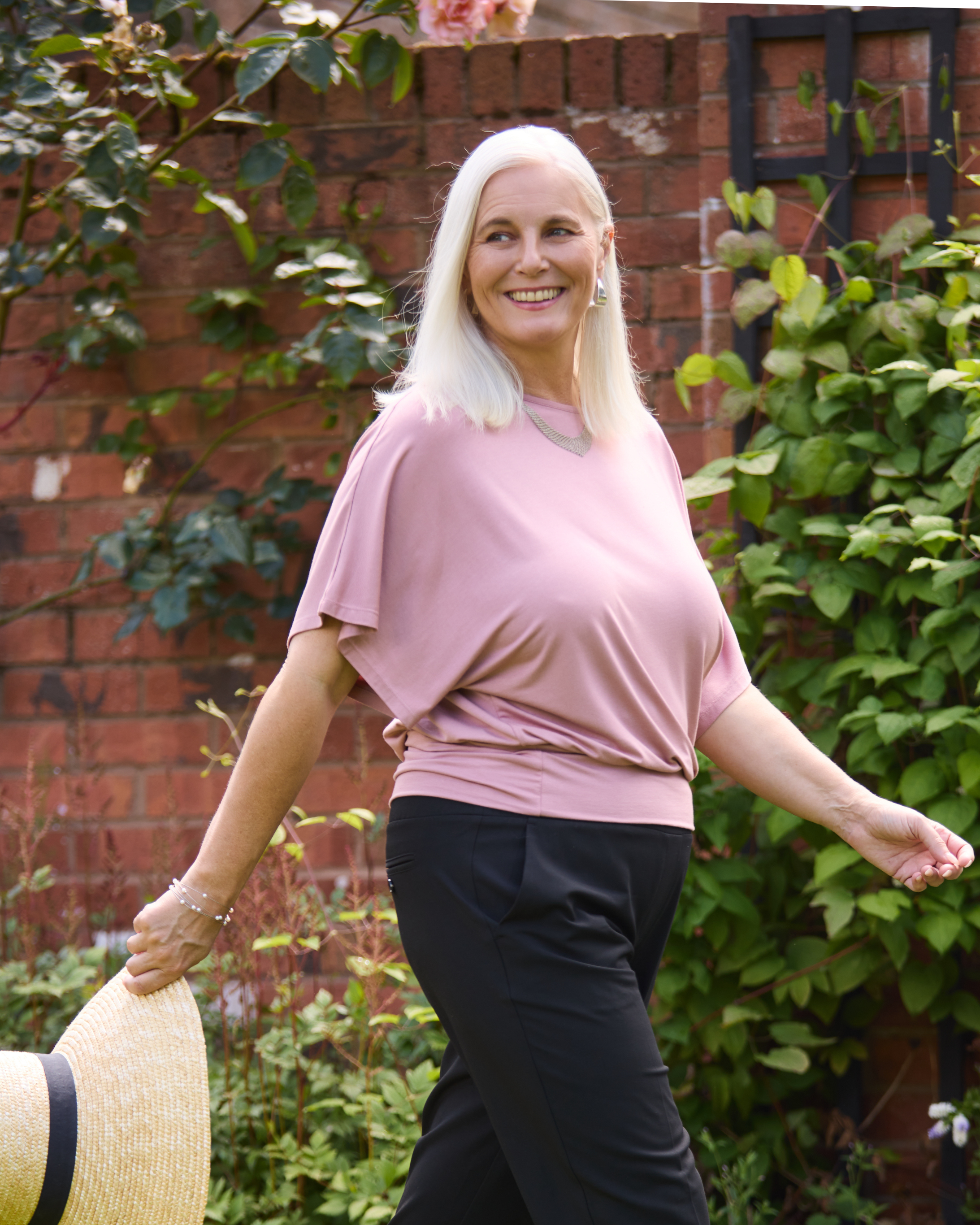 Top de jersey con mangas estilo kimono de Nico