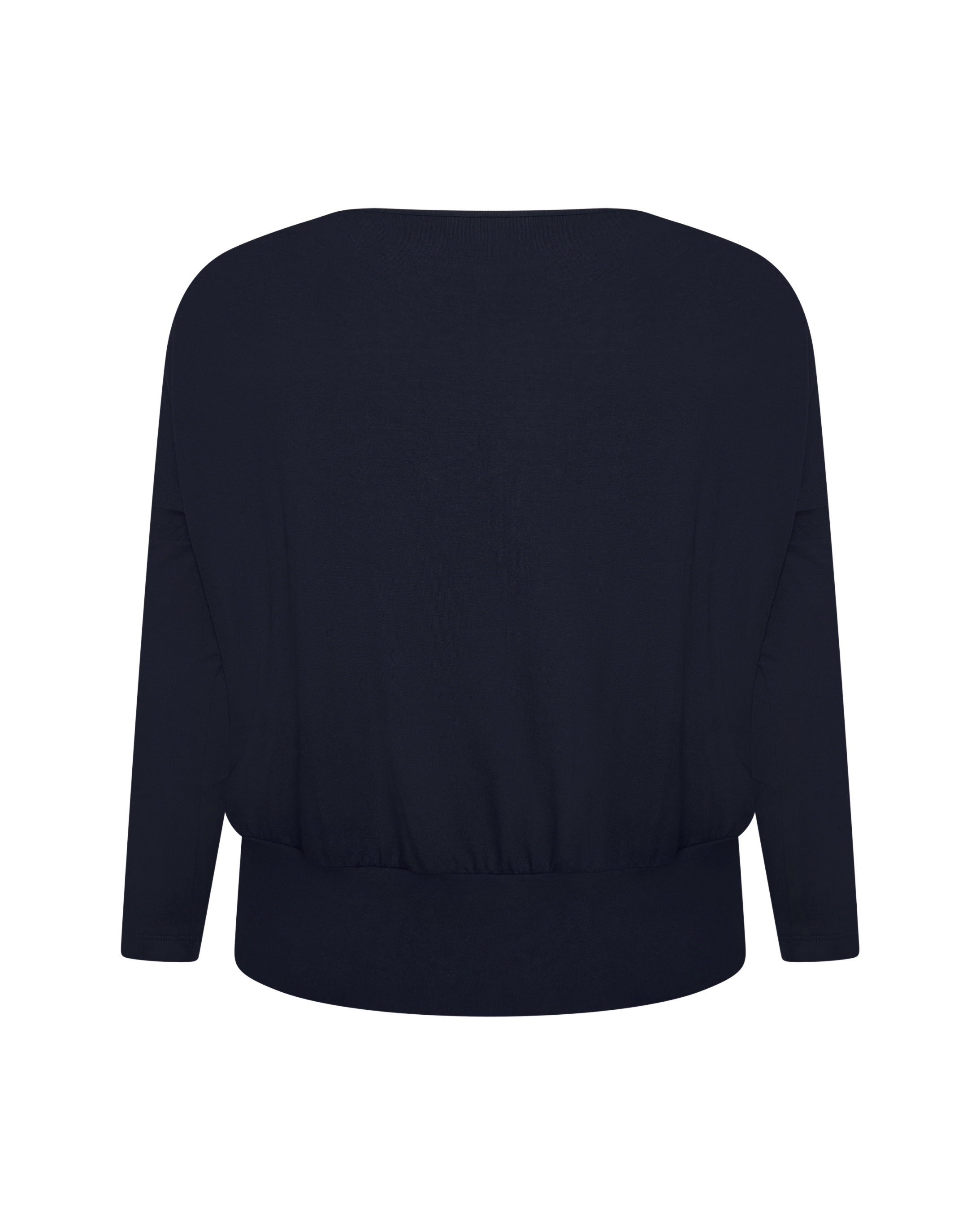 Aimee Relaxed Batwing Top - Navy