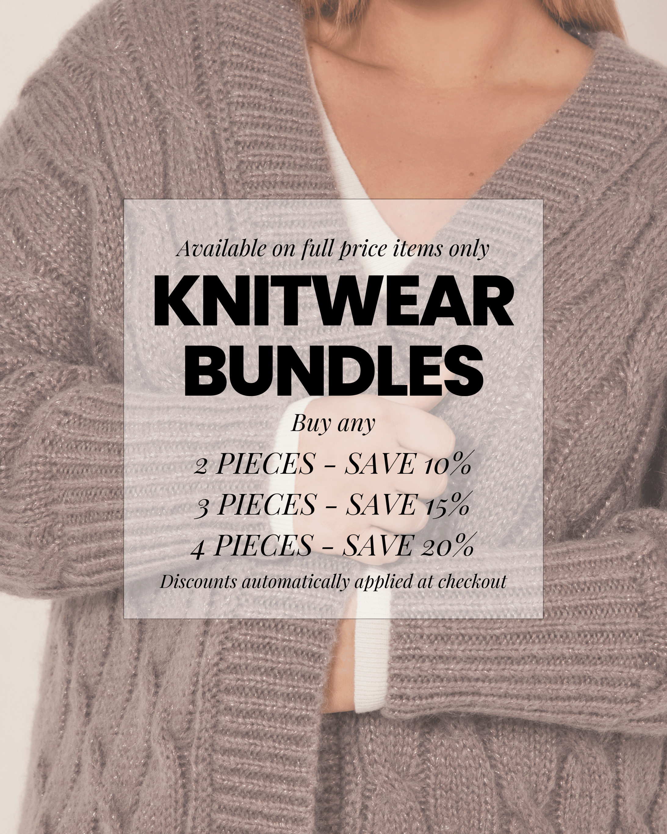 Top de punto con escote en V 100 % tencel de Harper