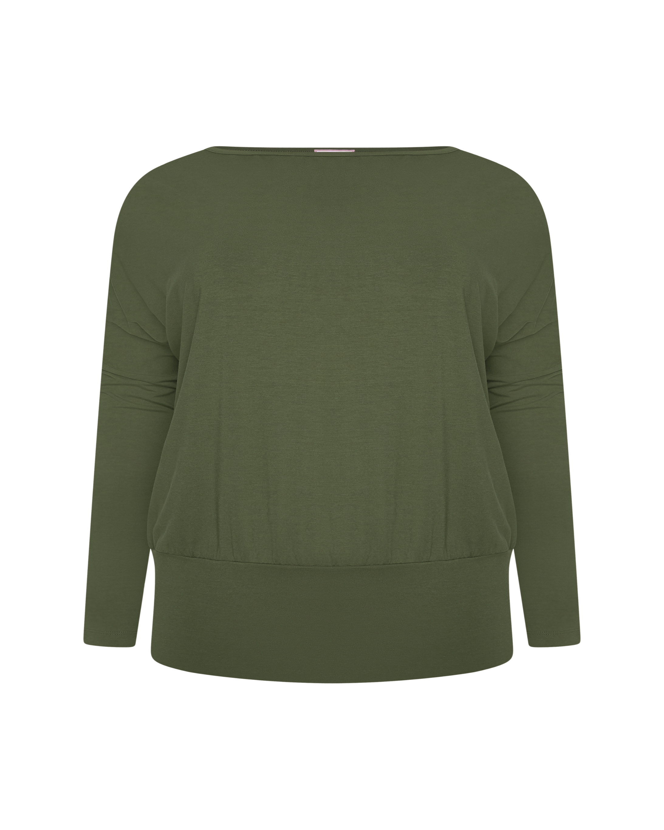 Aimee Relaxed Batwing Top - Khaki