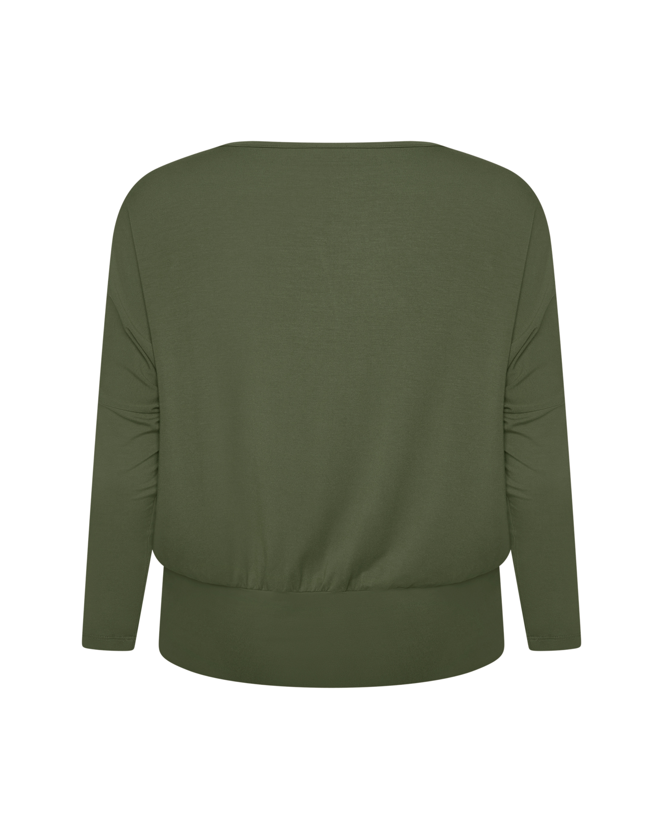Aimee Relaxed Batwing Top - Khaki