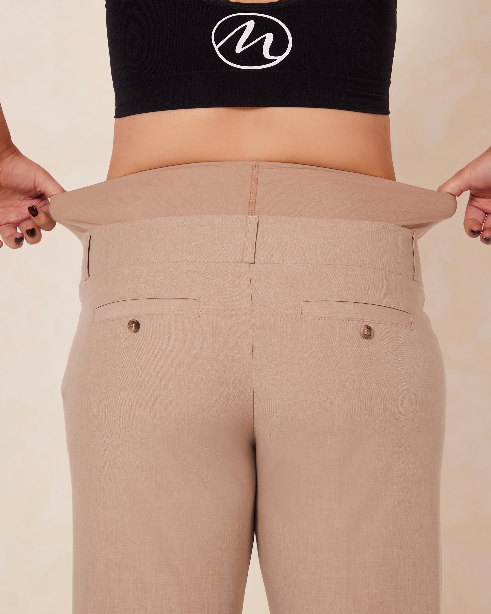 Pantalón elástico de pierna ancha Amalfi