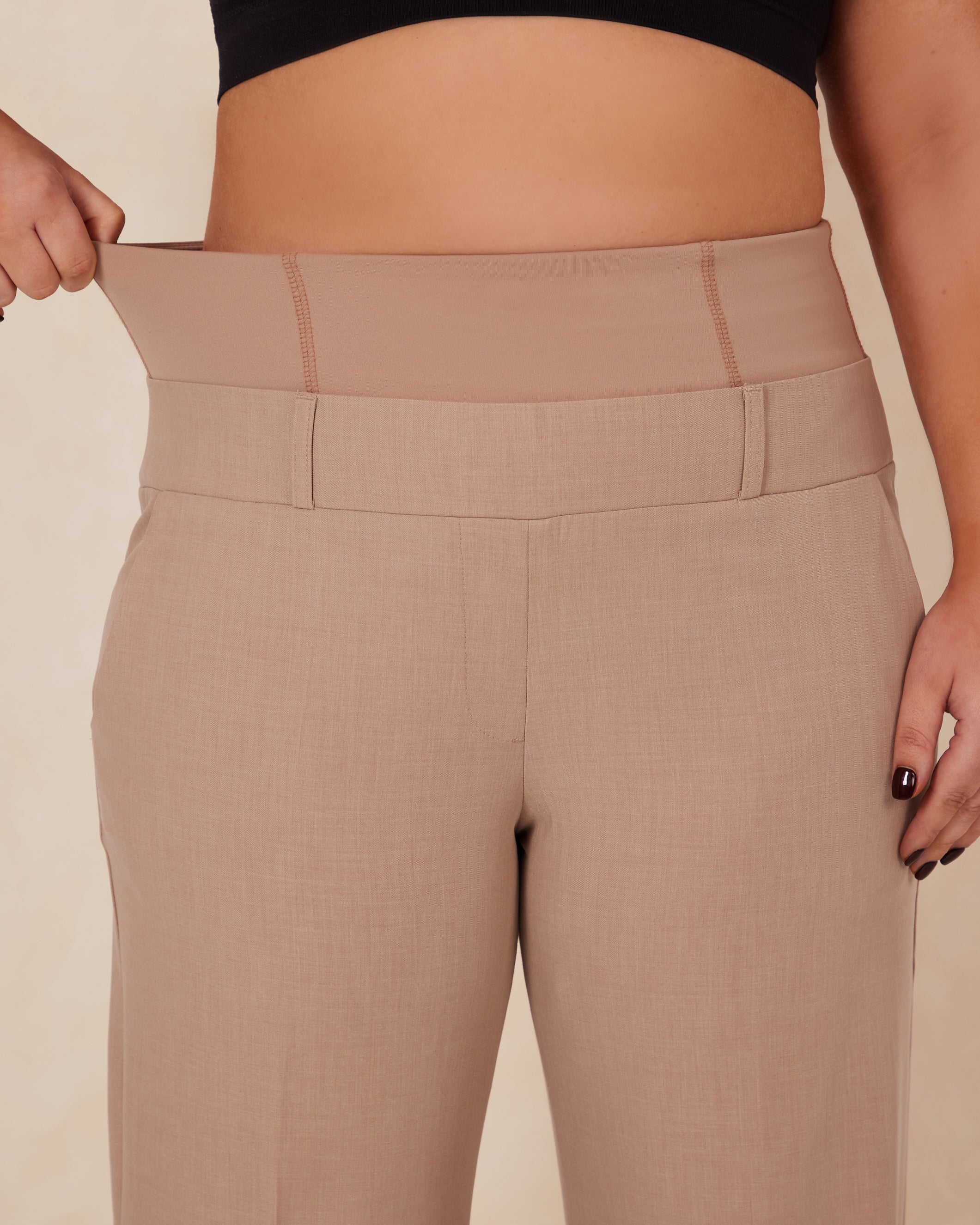 Pantalón elástico de pierna ancha Amalfi