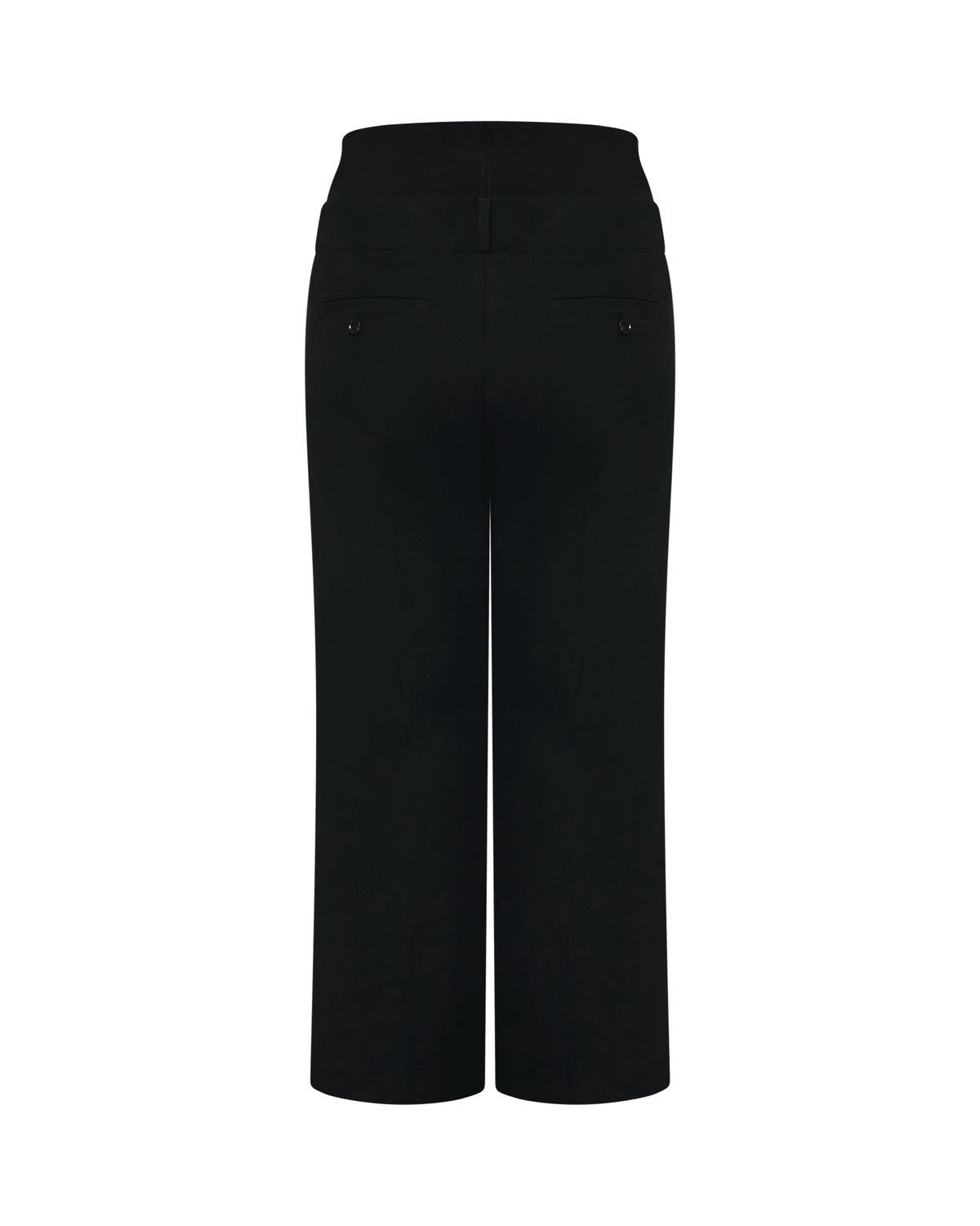 Amalfi MELYRFLEX Stretch Trouser - Black -Trouser - Melyr wide-leg trouser, stretch trouser, black trouser