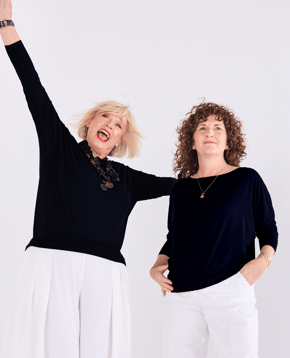 Melyr, Aimee Relaxed Batwing Top - Black, Women's top, longline top, batwing top, jersey top