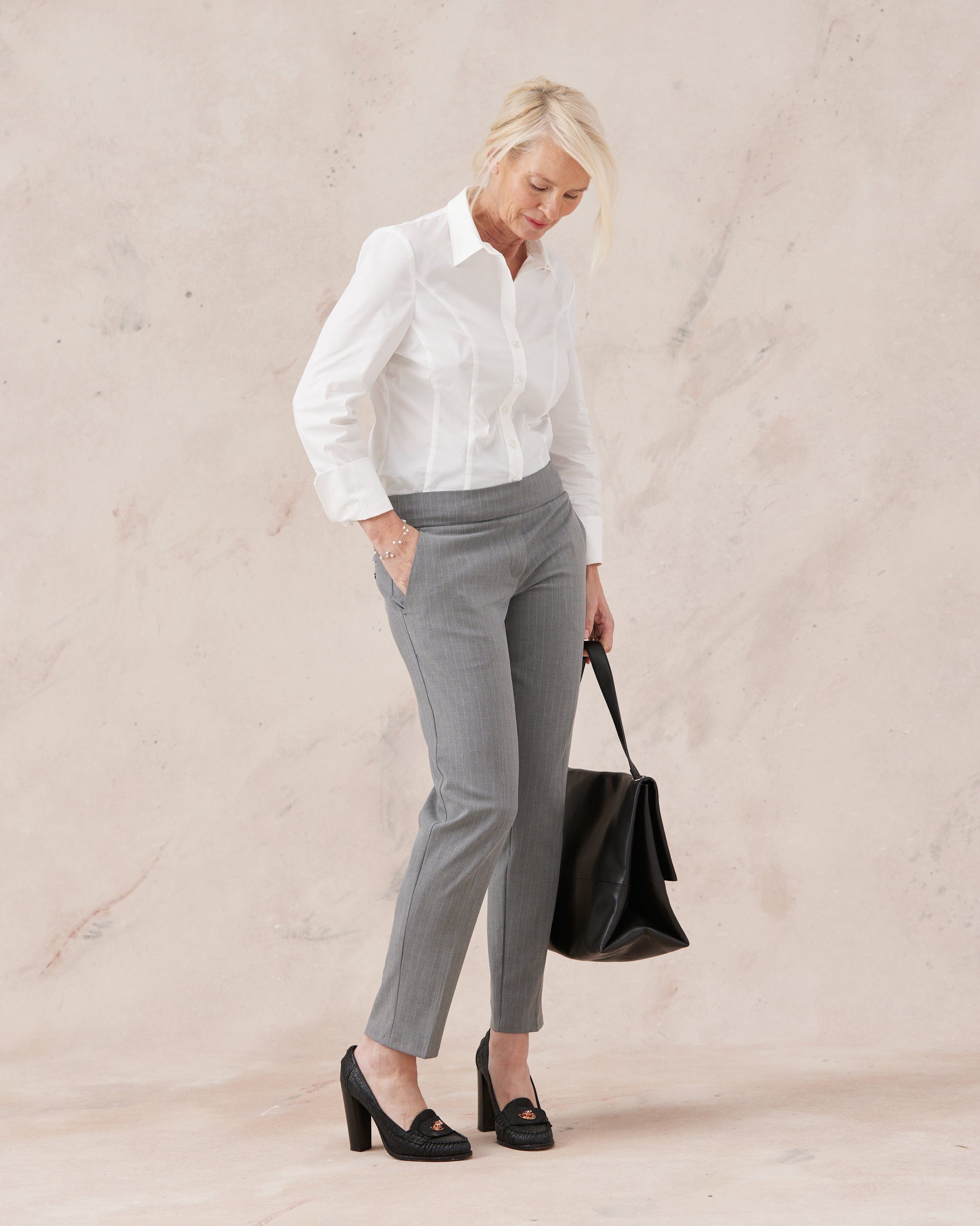 Sienna MELYRFLEX Slim Leg Trouser - Grey