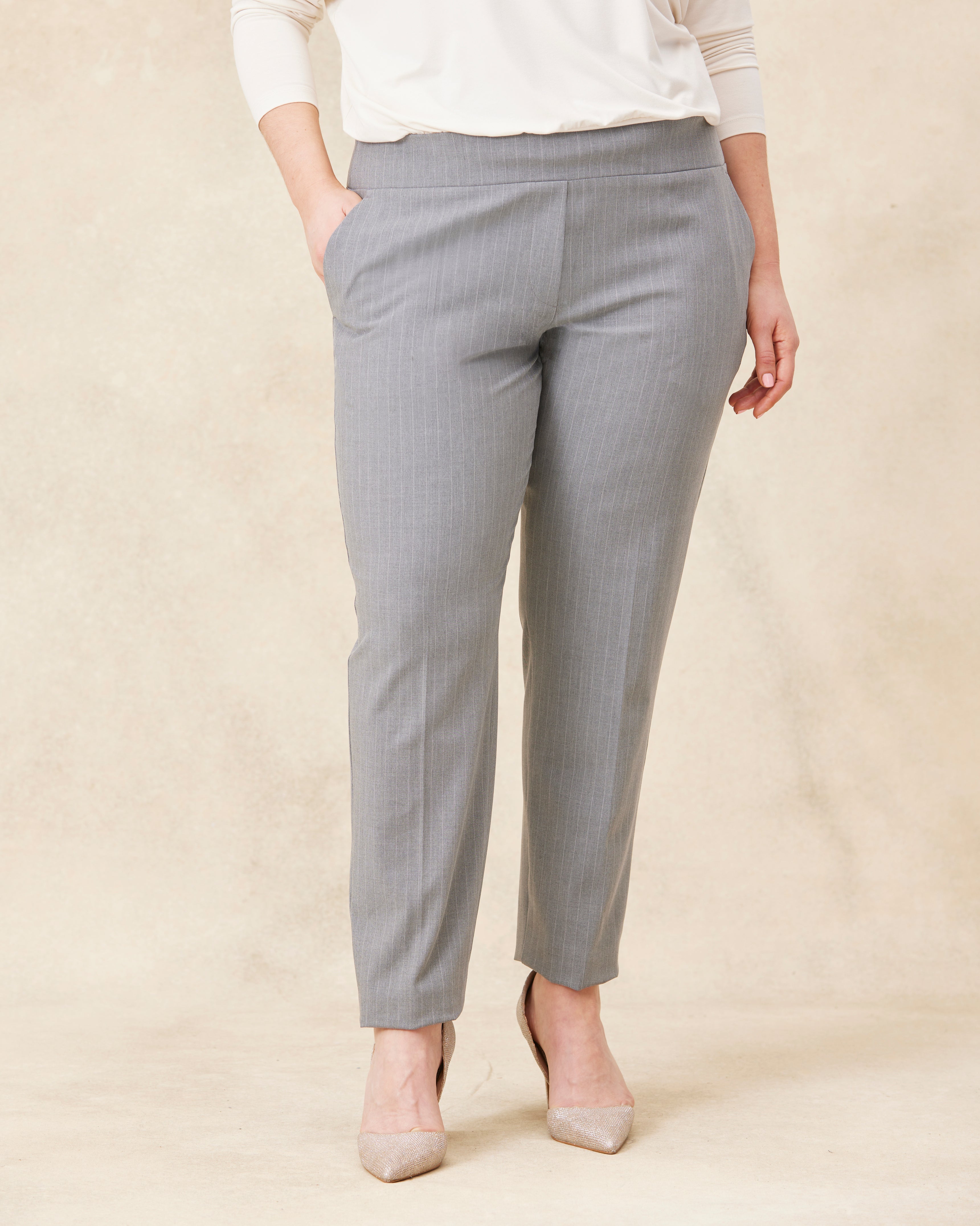 Sienna MELYRFLEX Slim Leg Trouser - Grey