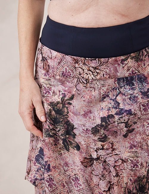 Lucia MELYRFLEX Stretch Waist Skirt - Rosewater - Melyr